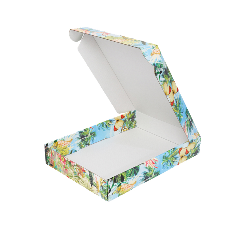 Caja de papel corrugado rectangular de moda Lipack para ir de compras